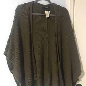 Dark green cardigan